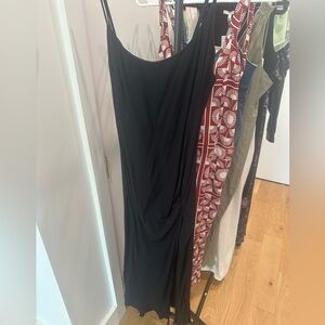 Reformation Black Slip Dress